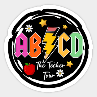 ABCD Teacher Tour, End of Year, Kindergarten Teacher, Elementary School (2 Sided) Sticker